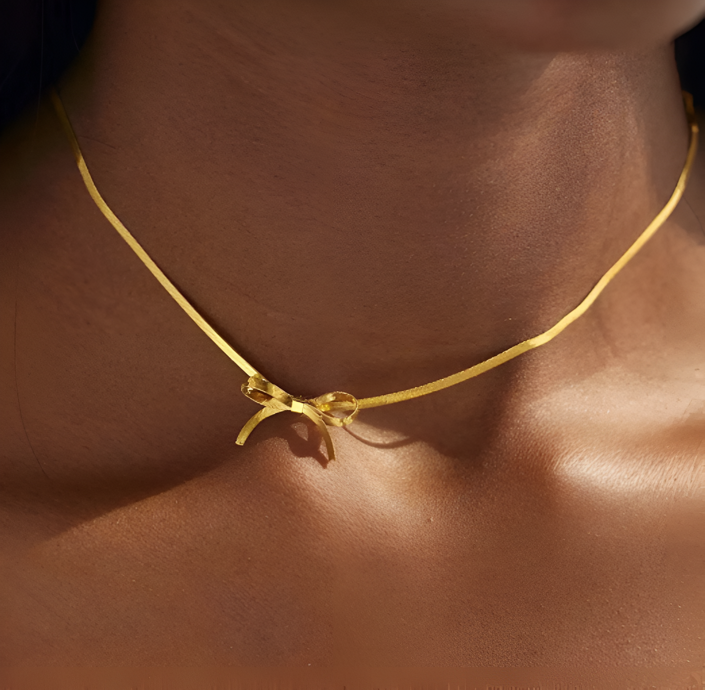 Ribbon Tie Necklace
