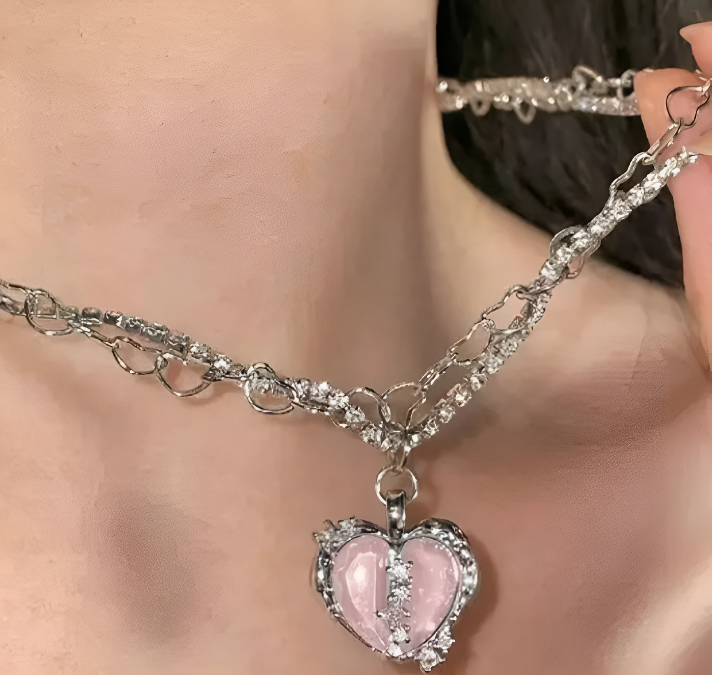 Pink Vintage Necklace